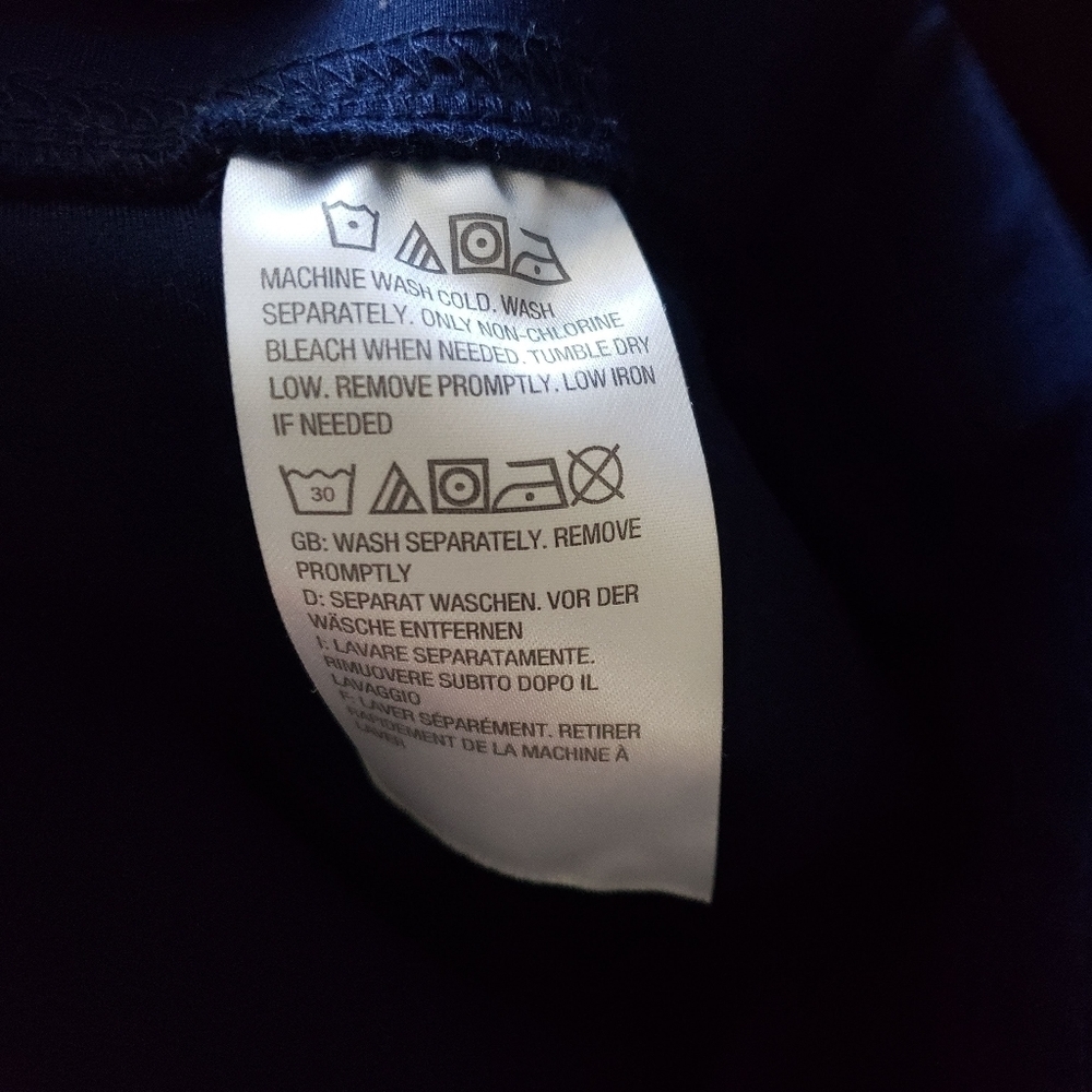 Susan Graver Women's XL Navy Blue Cropped Pants Capri Coastal Grandma - Picture 5 of 6